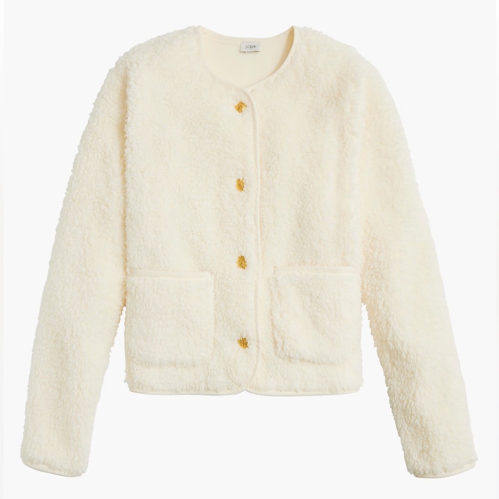 NWT J. Crew Factory Sherpa Lady Jacket - XXL